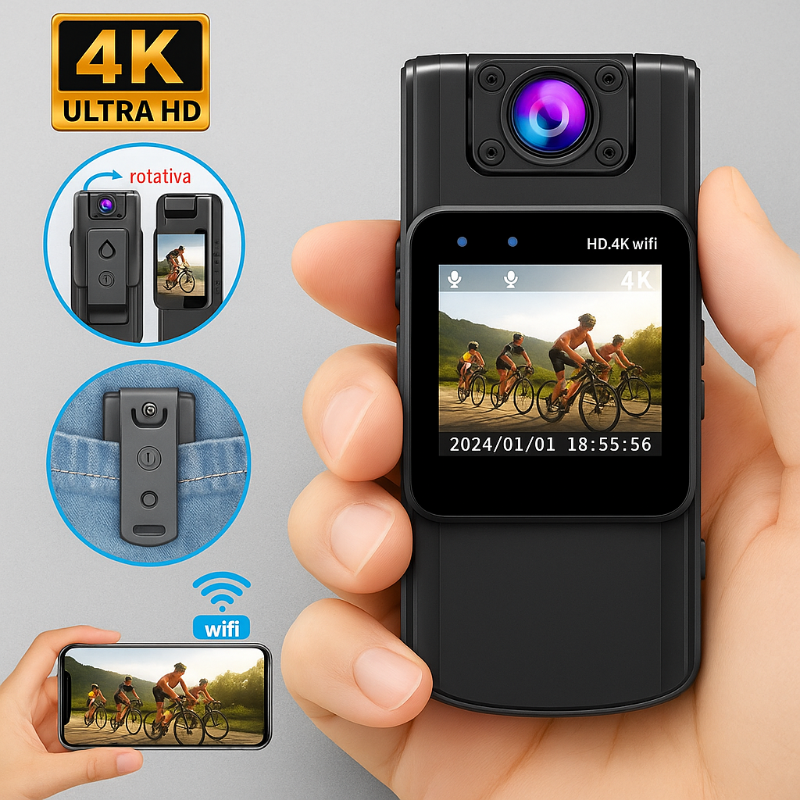 🔒 Tenha sempre provas em mãos – grave tudo em 4K!