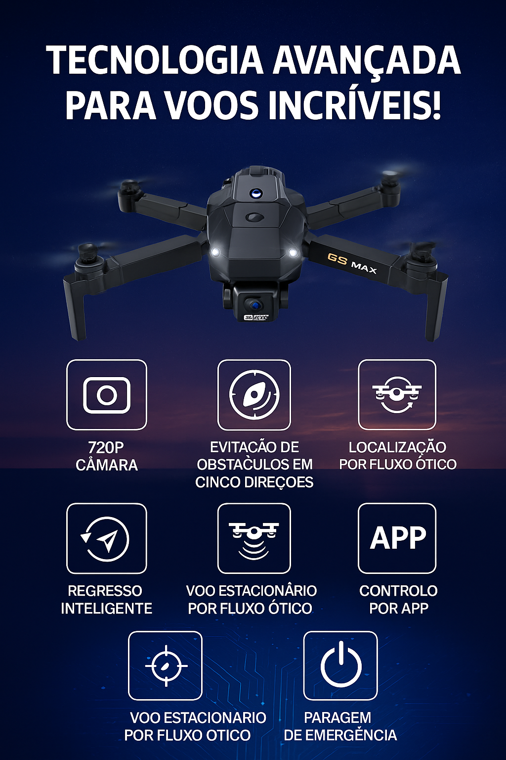 Dron G5™ - DRON Profesional con Doble Cámara Full HD 8K