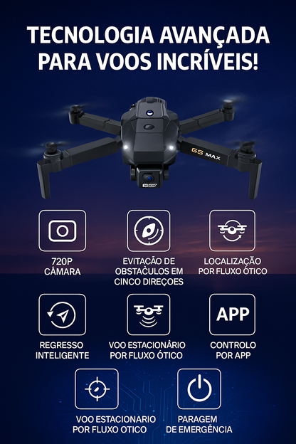 Dron G5™ - DRON Profesional con Doble Cámara Full HD 8K