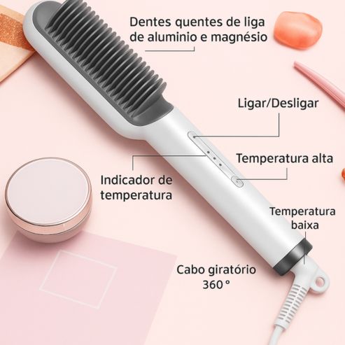 Cepillo Alisador 3 en 1 | Resultados hermosos